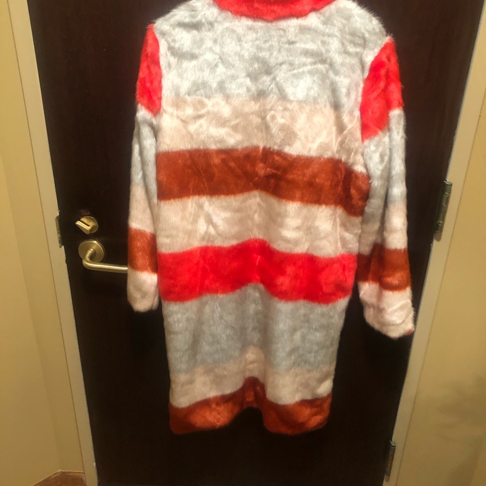 Fashion faux fur coat